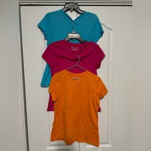 Set of 3 Ladies Tekgear Shirts Size Medium